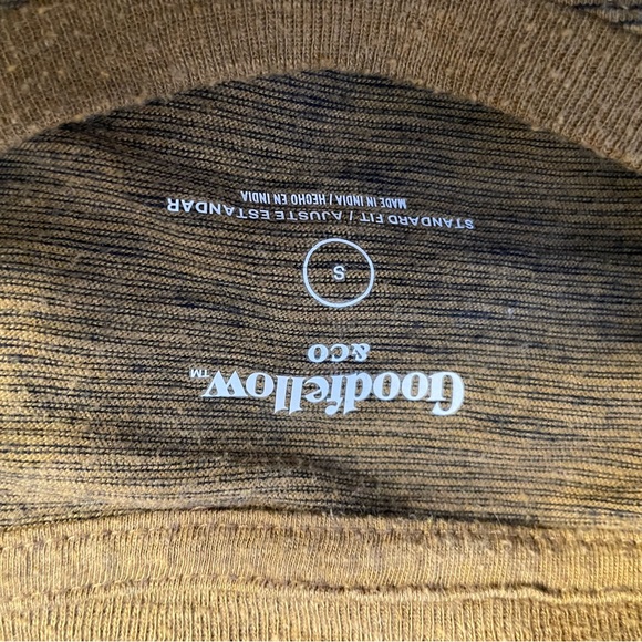 Men's Goodfellow Target Brown Striped T-Shirt - Picture 3 of 3